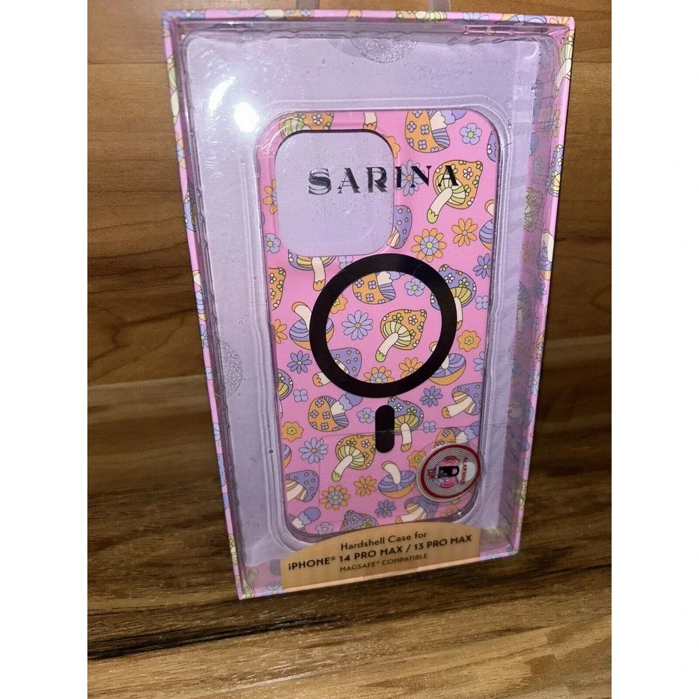 SARINA Hardshell iPhone 14 Pro Max/13 Pro‎ Max Mushroom Phone Case